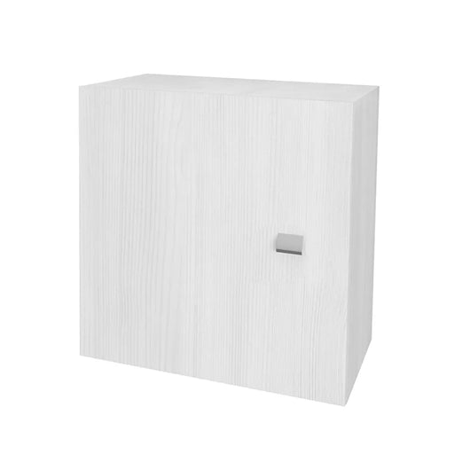 Pensile bagno 45 cm rovere bianco anta reversibile