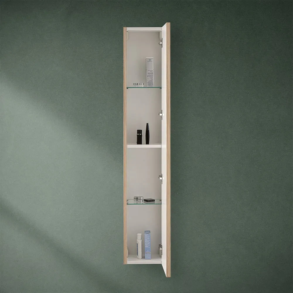 Pensile bagno sospeso cannettato H 150 cm teak sabbiato  Bali