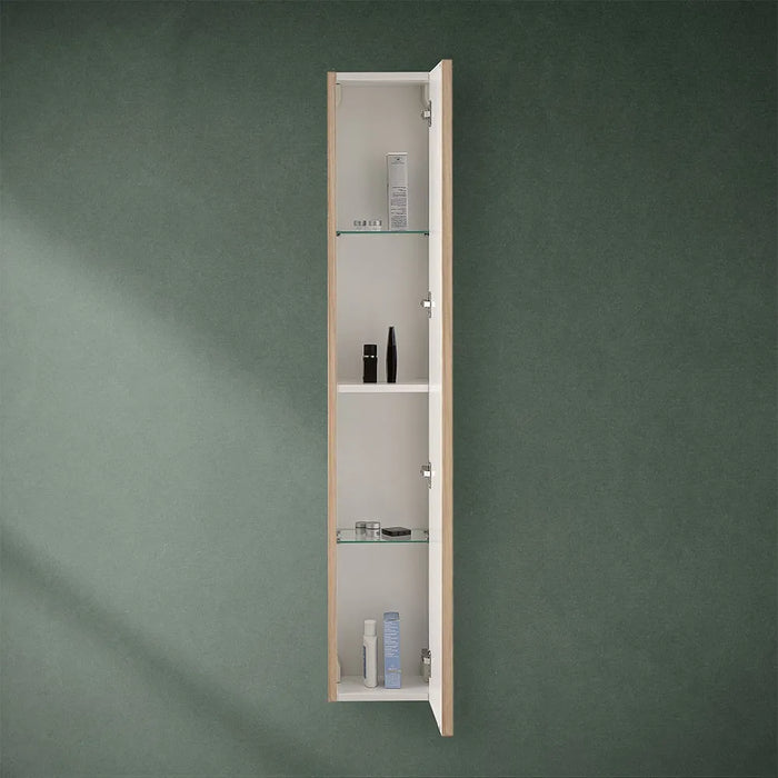 Pensile bagno sospeso cannettato H 150 cm teak sabbiato  Bali