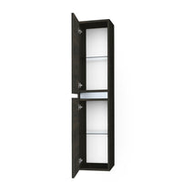 Pensile Colonna 35cm Sospesa Per Bagno Con Maniglia a Gola - Testa di Moro