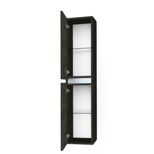 Pensile Colonna 35cm Sospesa Per Bagno Con Maniglia a Gola - Testa di Moro