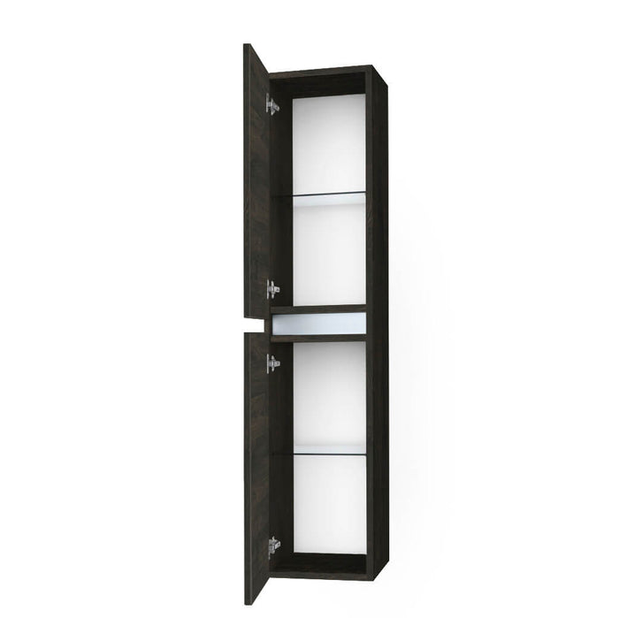 Pensile Colonna 35cm Sospesa Per Bagno Con Maniglia a Gola - Testa di Moro