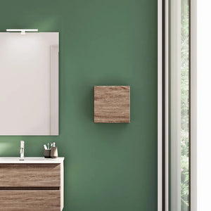 Pensile bagno sospeso 35x35 cm rovere scuro reversibile | Yili