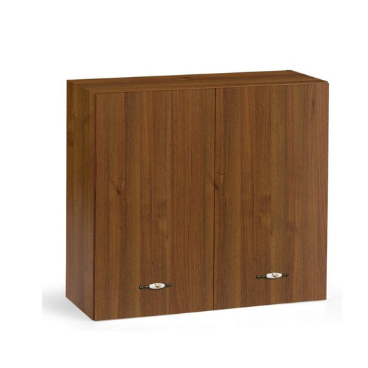 Pensile scolapiatti 80 cm due ante colore noce antico