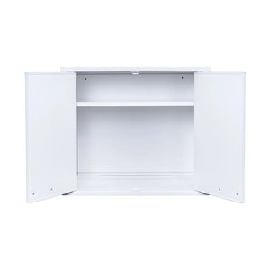 Pensile sospeso 60x34 cm in PVC con ripiano e fissaggi inclusi Kandy