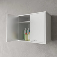 Pensile sospeso 60x34 cm in PVC con ripiano e fissaggi inclusi Kandy