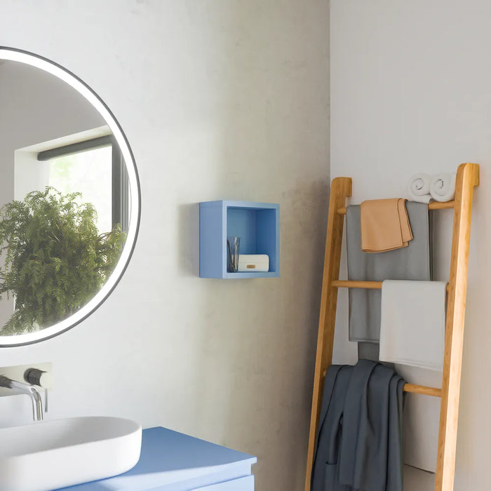 Pensile bagno sospeso a giorno 25x25cm color carta da zucchero | Ardenne