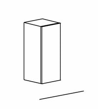 Pensile verticale L.29 cm stretto ad un'anta, finitura Bianco lucido, Made in Italy, ZLCINFNPENEW132