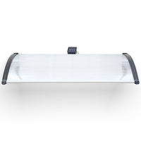 IDMarket - Pensilina per porta 80x120 cm LED solare in policarbonato