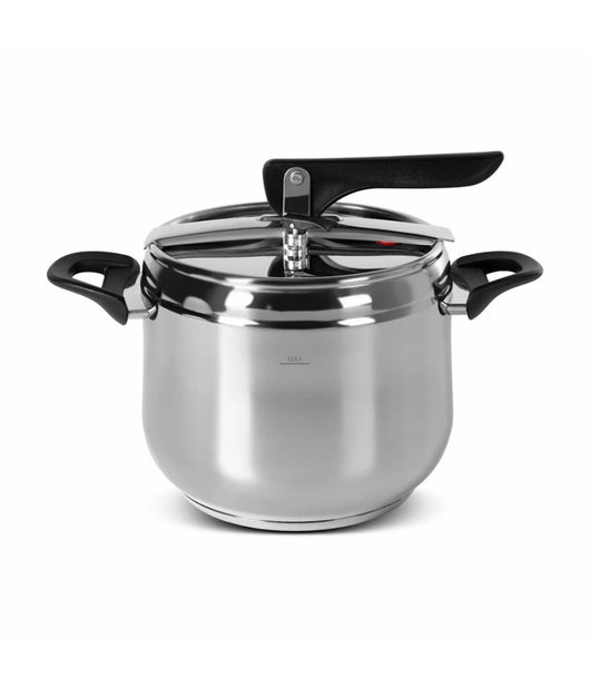 Pentola A Pressione In Acciaio Inox Capacità  8lt Diametro 22cm Manico Ergonomico         