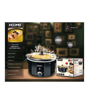 Pentola Elettrica Ovale Cottura Lenta 3,5lt Acciaio Ceramica Antiaderente 200w         