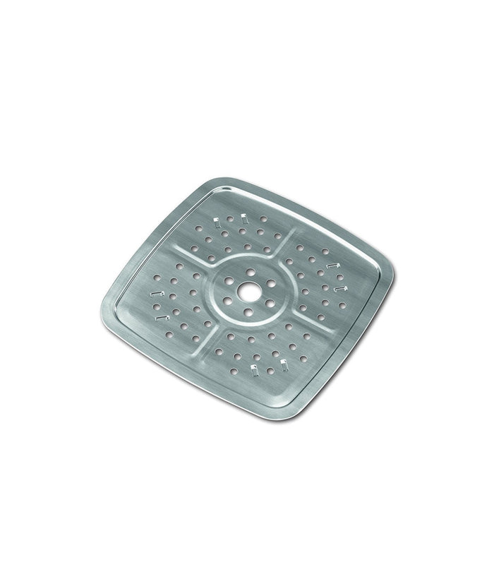 Trade Shop - Pentola Quadrata 4 In 1 Casseruola Da Forno E Friggitrice Con Coperchio In Vetro -