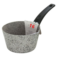 Trade Shop - Pentolino Casseruola Conica 12-16 Cm Rivestimento Antiaderente Antigraffio Con Manico -