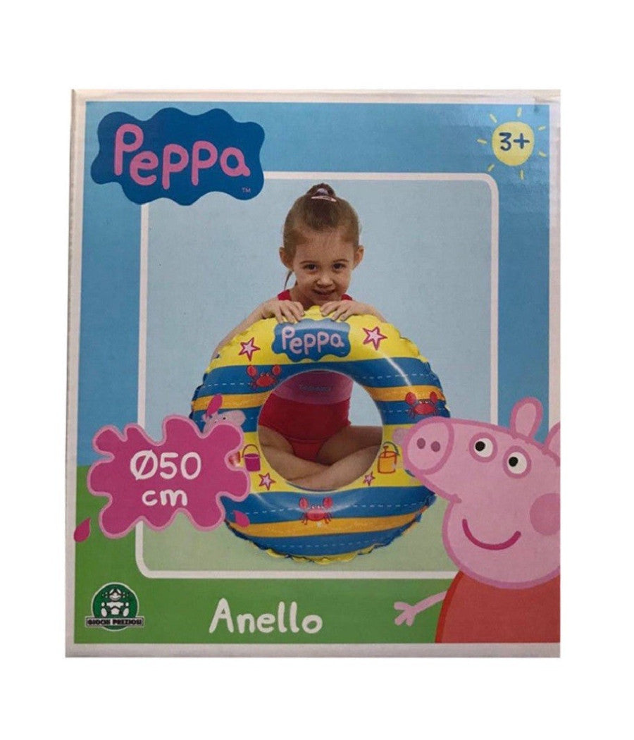Peppa Pig Salvagente Gonfiabile Ciambella Mare Piscina Spiaggia Bambino 50cm         