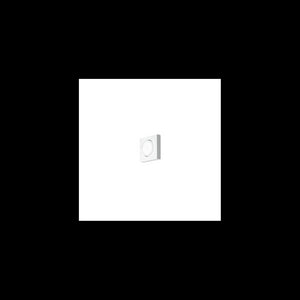 Bottone - Plafoniera Led da soffitto GX53 max 15W, Quadrata 11,5x11,5 cm, Metallo Verniciato, IP20 - Perenz - Bianca