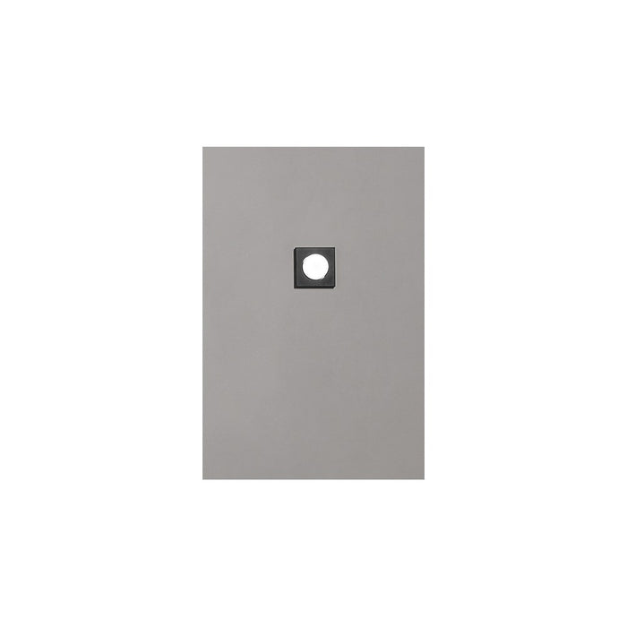 Bottone - Plafoniera Led da soffitto GX53 max 15W, Quadrata 11,5x11,5 cm, Metallo Verniciato, IP20 - Perenz - Nera