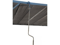 Pergola bioclimatica in tessuto "Lodge" da 3 x 4 m - Antracite