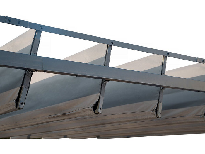 Pergola bioclimatica in tessuto "Lodge" da 3 x 4 m - Antracite