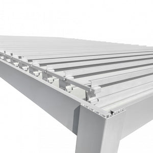 PERGOLA BIOCLIMATICA 3 X 3 CON DOPPIA LAMELLA