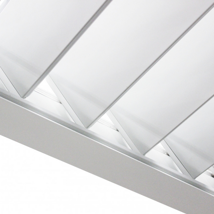 PERGOLA BIOCLIMATICA 3 X 3 CON DOPPIA LAMELLA