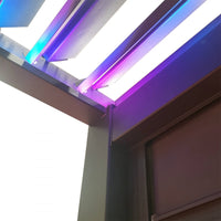 Pergola Bioclimatica in Alluminio 300X600 con Veneziane Motorizzate e Illumazione LED