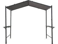 Gazebo pergolato per barbecue - 277 x 149 cm - Antracite