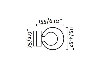 PERLA, Applique per Interni, Faro Barcelona
