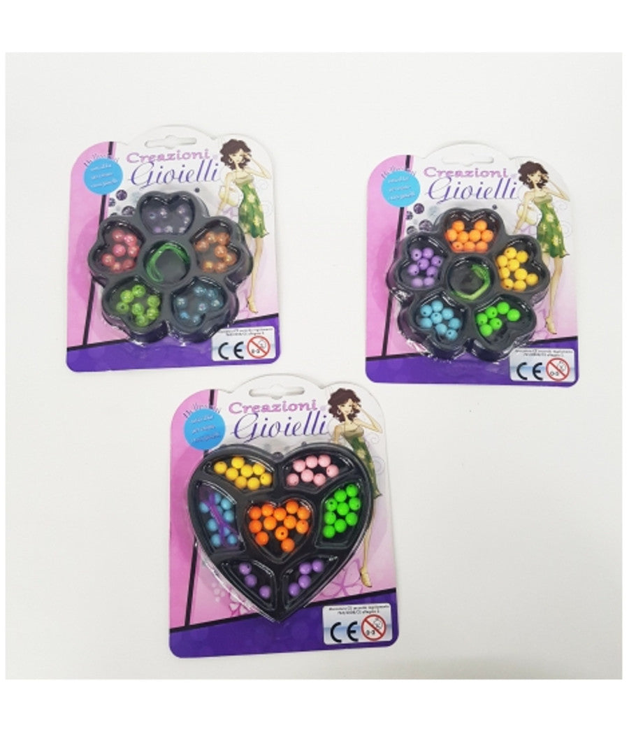 Perline Perle Colorate Fiore Filo Accessori Bellezza Beauty Creare Gioielli         