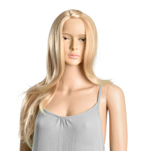 Parrucca da donna capelli voluminosi (lunghi 61cm ang) capelli lunghi / capelli finti - bionda [in.tec]