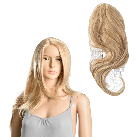 Parrucca da donna capelli voluminosi (lunghi 61cm ang) capelli lunghi / capelli finti - bionda [in.tec]
