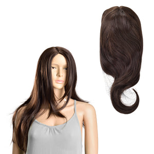 Parrucca da donna capelli voluminosi (lunghi 61cm ang) capelli lunghi / capelli finti - marrone [in.tec]