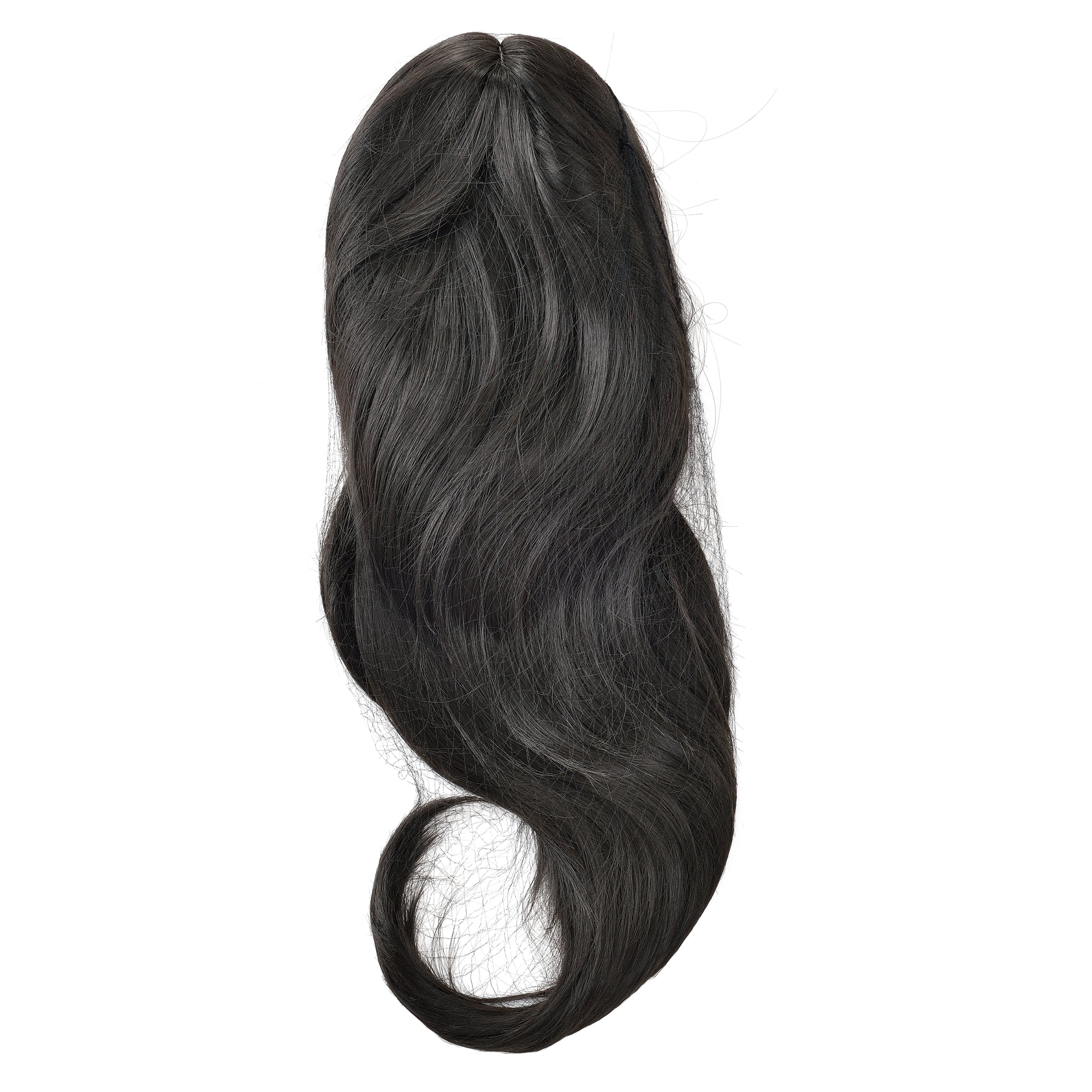 Parrucca da donna capelli voluminosi (lunghi 61cm ang) capelli lunghi / capelli finti - nera [in.tec]