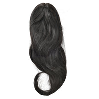 Parrucca da donna capelli voluminosi (lunghi 61cm ang) capelli lunghi / capelli finti - nera [in.tec]