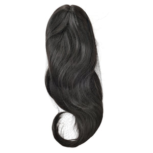 Parrucca da donna capelli voluminosi (lunghi 61cm ang) capelli lunghi / capelli finti - nera [in.tec]