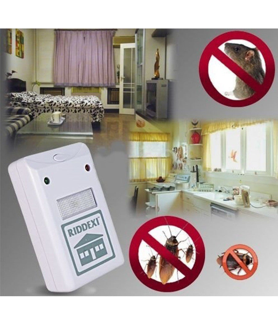 Pest Repelling Scaccia Insetti Roditori Scarafaggi Topi Formiche Ultrasuoni         
