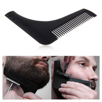 Trade Shop - Pettine Barba Modella Baffi Basette Modella Regola Accorcia Rifinisce Barbiere -