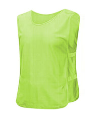 Pettorina Da Allenamento Gilet Casacca Sportiva Scuola Calcio Basket Sport Color  Verde   L    