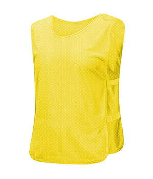 Pettorina Da Allenamento Gilet Casacca Sportiva Scuola Calcio Basket Sport Color  Giallo   M    