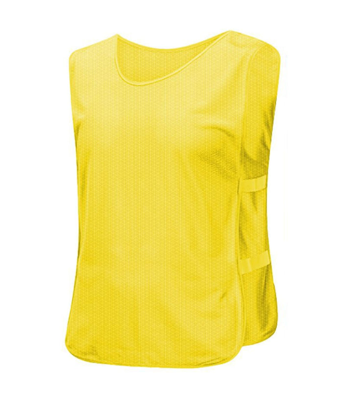 Pettorina Da Allenamento Gilet Casacca Sportiva Scuola Calcio Basket Sport Color  Giallo   M    