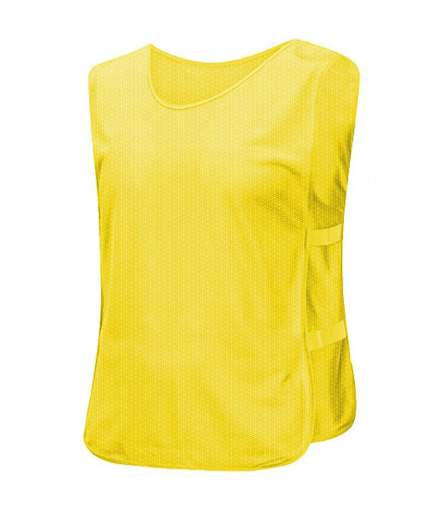 Pettorina Da Allenamento Gilet Casacca Sportiva Scuola Calcio Basket Sport Color  Giallo   M    