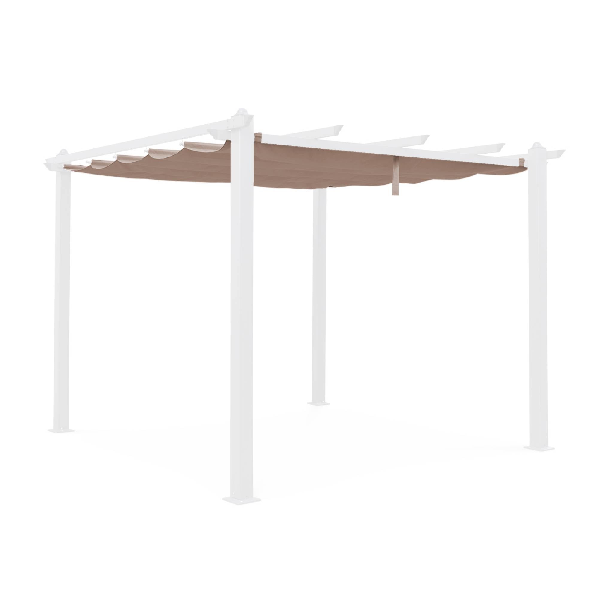 Telone per pergola condate  in poliestere  3x3 m, beige