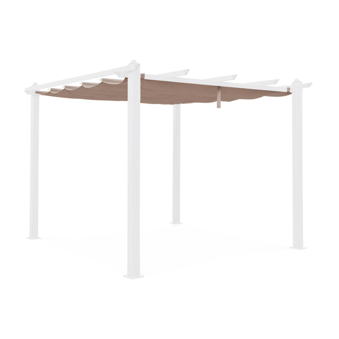 Telone per pergola condate  in poliestere  3x3 m, beige