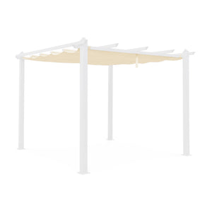 Telone per pergola condate  in poliestere  3x3 m, ecrù