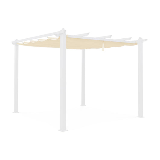 Telone per pergola condate  in poliestere  3x3 m, ecrù