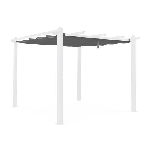 Telone per pergola condate  in poliestere  3x3 m, grigio