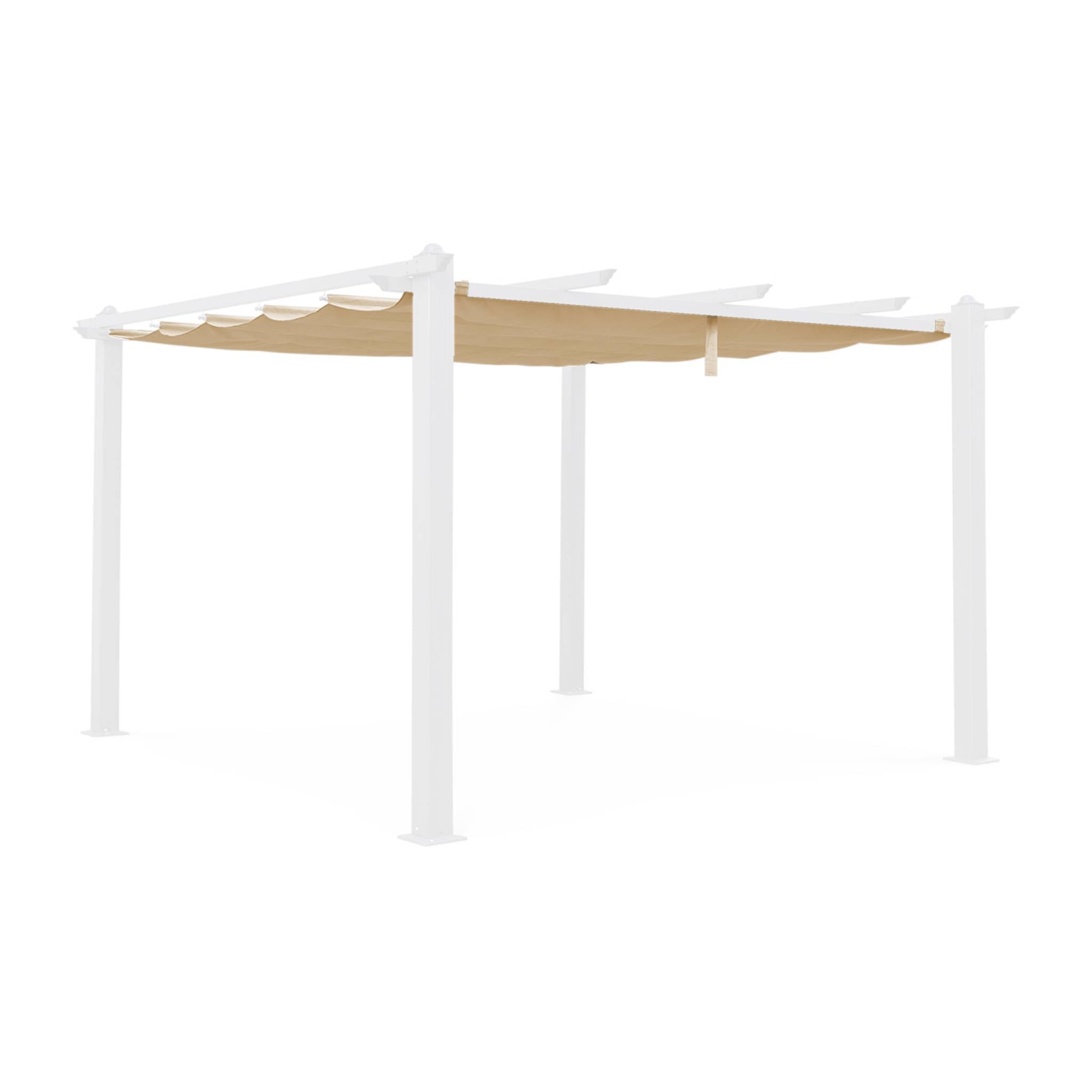 Telone per pergola condate  in poliestere  3x4 m, beige