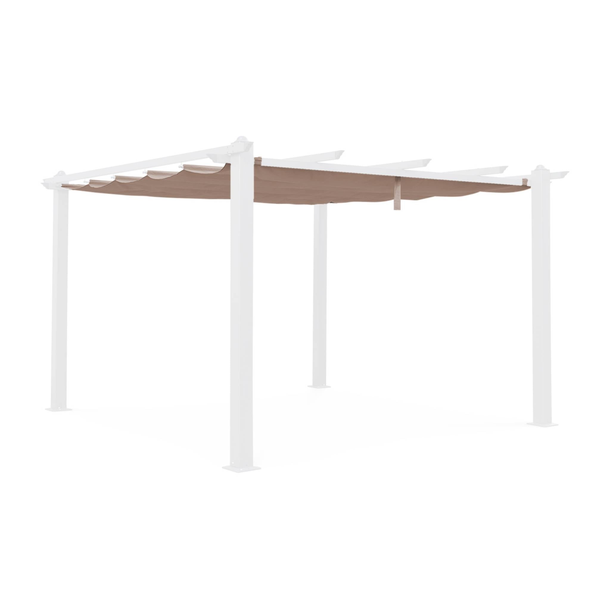 Telone per pergola condate  in poliestere  3x4 m, beige