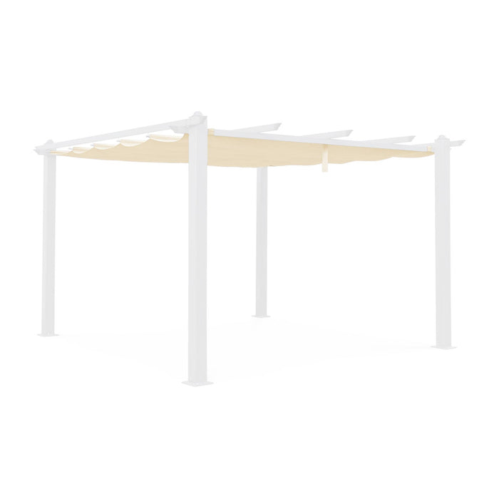 Telone per pergola condate  in poliestere  3x4 m, ecrù
