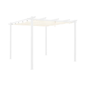Copertura del tetto a pergola isla 3x3m, ecrù