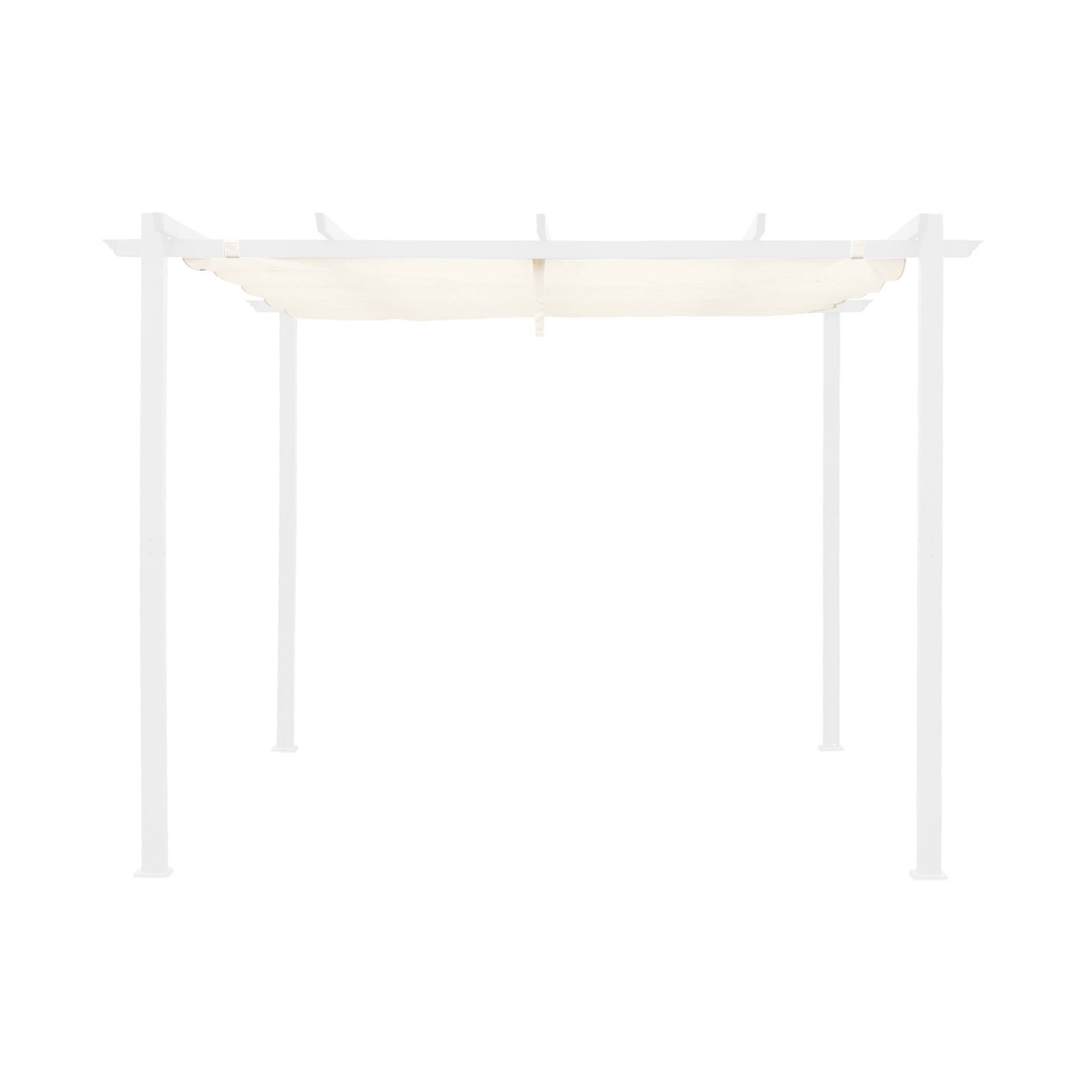 Copertura del tetto a pergola isla 3x3m, ecrù